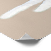 Siberian Husky Beautiful Print Poster (Ecke)