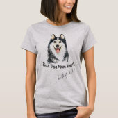 Siberian Husky Beste Hündin Mama je T-Shirt (Vorderseite)