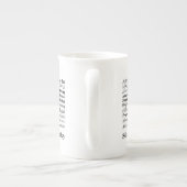 Siberian Husky Bone China Tasse (Rückseite)