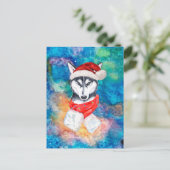 Siberian Husky Breed Hund Weihnachten (Stehend Vorderseite)