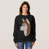 Siberian Husky Brown Sweatshirt (Vorne ganz)
