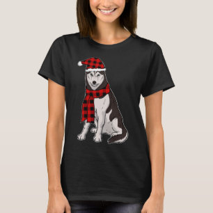 Siberian Husky Buffalo Kariert Husky Dog Lover Chr T-Shirt