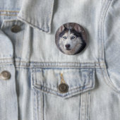 Siberian Husky Button (Beispiel)