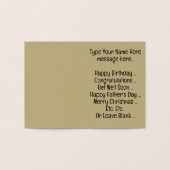 Siberian Husky Card / Alaskan Malamute Card Leere Folienkarte (Innenseite)