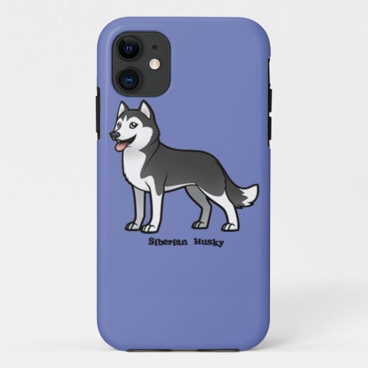 Siberian Husky Case-Mate iPhone Hülle (Rückseite)