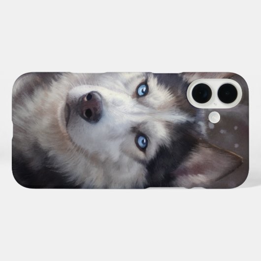 Siberian Husky Case-Mate iPhone Hülle (Rückseite (Horizontal))