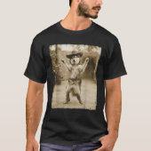 Siberian Husky Cute Dog Silly Cowboy T-Shirt (Vorderseite)