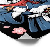 Siberian Husky Dad Cute Japanese Anime Stuff Samur Poster (Ecke)