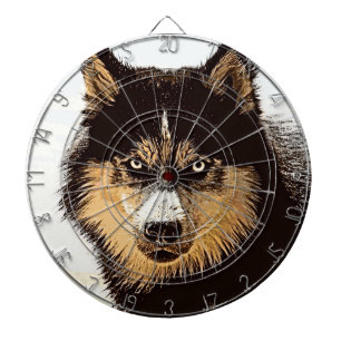 Siberian Husky Dartscheibe