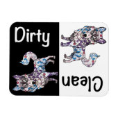 Siberian Husky Dishwasher Magnet (Horizontal)