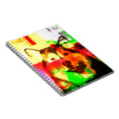 Siberian Husky Dog Art Notizblock (Rechte Seite)