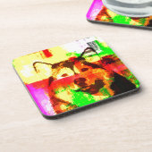 Siberian Husky Dog Art Untersetzer (Linke Seite)