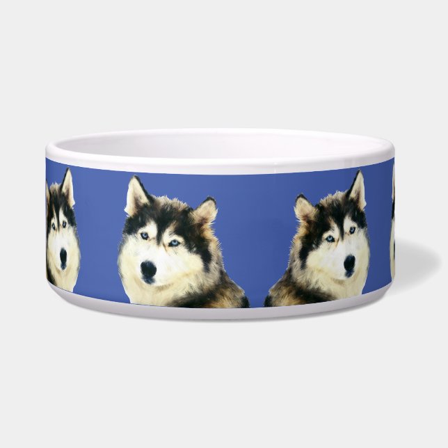 Siberian Husky Dog Bowl Napf (Vorderseite)