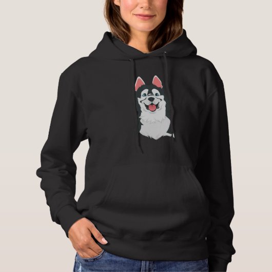 Siberian Husky Dog Breed Owner Hoodie (Vorderseite)