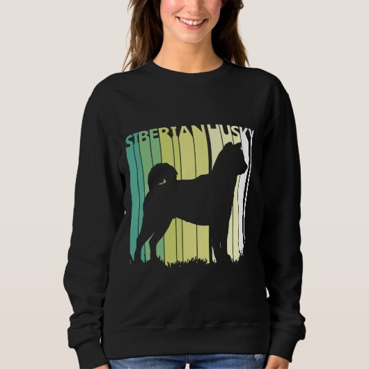 Siberian Husky Dog Breed Sweatshirt (Vorderseite)
