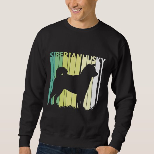 Siberian Husky Dog Breed Sweatshirt (Vorderseite)