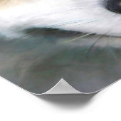 SIBERIAN HUSKY DOG "FAR EYES" POSTER (Ecke)