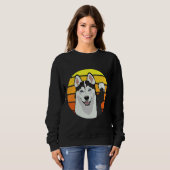 Siberian Husky Dog Lover Sweatshirt (Vorne ganz)