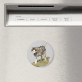 Siberian Husky Dog Magnet (In Situ (Geschirrspüler))