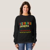 Siberian Husky Dog Mama Vater Sweatshirt (Vorne ganz)