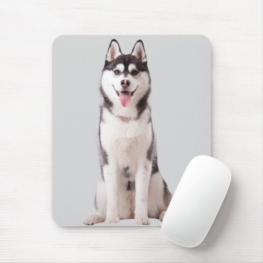 Siberian Husky Dog Mousepad (Mit Mouse)