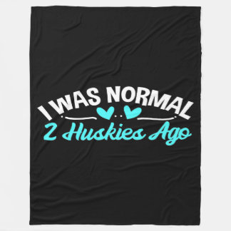 Siberian Husky Dog Owner Normal Husky Dog Fleecedecke