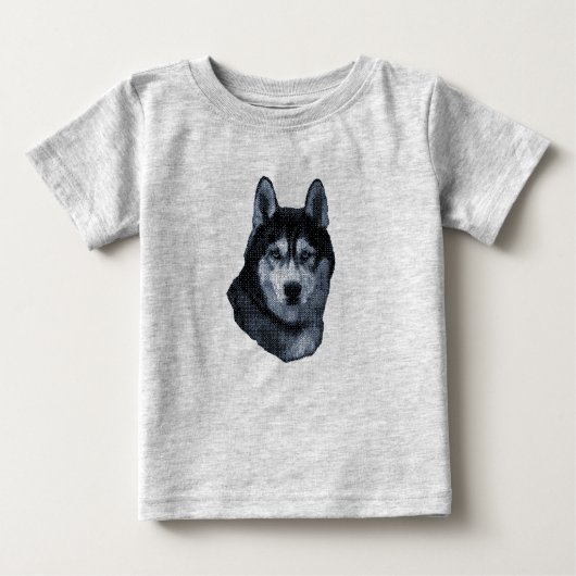 Siberian Husky Dog Pet Baby T-shirt (Vorderseite)