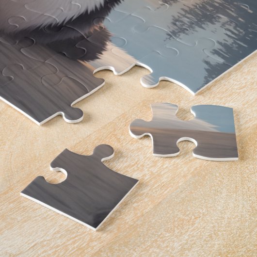 Siberian Husky Dog Puzzle (Seite)