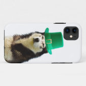 Siberian Husky Dog St. Patrick's Day Case-Mate iPhone Hülle (Rückseite (Horizontal))