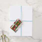 Siberian Husky Dog Weihnachten Geschenkanhänger (Mit Garn)