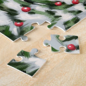 Siberian Husky Dog Weihnachten Puzzle (Seite)