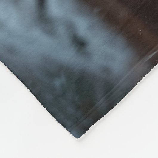 Siberian Husky Dogs Christmas Snow Holiday Fleecedecke (Ecke)