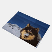 Siberian Husky Door Mat Fußmatte (Schrägansicht)