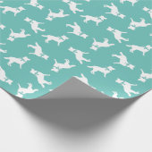 Siberian Husky Doppy Puppy Malamut Geschenkpapier (Ecke)