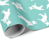 Siberian Husky Doppy Puppy Malamut Geschenkpapier (Rolleneckpunkt)