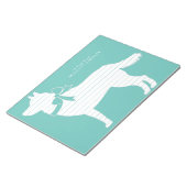 Siberian Husky Doppy Puppy Malamut Notizblock (angewinkelt)