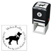 Siberian Husky Doppy Puppy Malamut Permastempel (Beispiel)