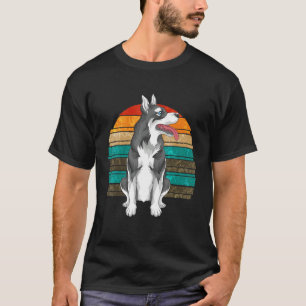 Siberian Husky Eigentümer Haustier Hund Retro Husk T-Shirt