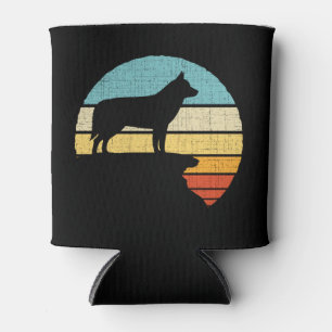 Siberian Husky Eigentümer Retro Vintag Doppy Puppy Dosenkühler
