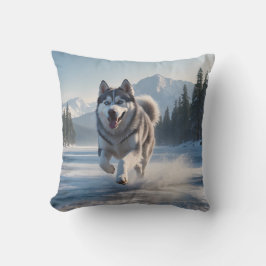 Siberian Husky Elegant Throw Kissen