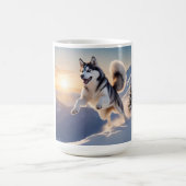 Siberian Husky Elegante Tasse (Mittel)
