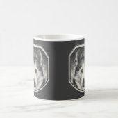 SIBERIAN HUSKY FACE KAFFEETASSE (Mittel)