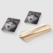 Siberian Husky Fächer (Non-assembled)