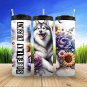 Siberian Husky Fantasy Thermosbecher
