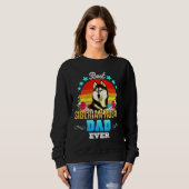 Siberian Husky Floral Sweatshirt (Vorne ganz)