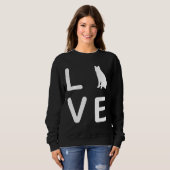 Siberian Husky-Geschenk Sweatshirt (Vorne ganz)