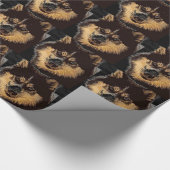 Siberian Husky Geschenkpapier (Ecke)