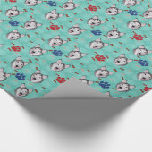 Siberian Husky Geschenkpapier (Ecke)