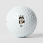 Siberian Husky Golfball (Vorderseite)
