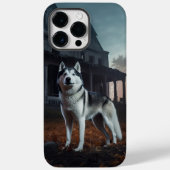Siberian Husky Halloween Beängstigend Case-Mate iPhone Hülle (Rückseite)